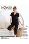 Women's Viscose Fabric Lace Detailed Capri Pajama Set