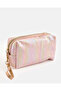 Women Pink Embellished Cosmetic Bag - 3