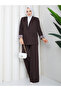 Tesettür Molded Sleeve Detail Premium Jacket and Pants Set