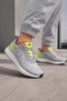 Vesta Men's Gray Neon Yellow Foam Sole Lightweight Knitted Mesh Casual Sports Shoes Sneaker - 3