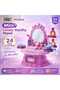 Mini Lovely Vanity Playset with Lights Sounds & 24 Accessories - 2
