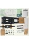Full Motion TV Wall Mount, 32–65 Inch (81–165 cm), Swivel up to 160°, Tilt ±15°, Extendable Arm, VESA 100x100–400x400, Max 40 kg, with Cable Management & Drilling Template, Black - 3