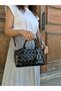 Women's New Season Stylish Crossbody & Shoulder Bag with Knitted Detail and Adjustable Strap Size: 26 X 17 cm - 2