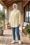 Women's Belted Hijab Shirt Kupra Look Tunic - 4