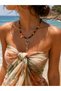 Bohemian Elowen & Calista Leaf Figured Colorful Bead Necklace - 3