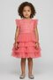 Toddlers Girl Embellished Dress, Pink