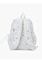 Girls Star Print Backpack with Zip Closure - 2