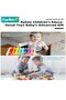 12 Pieces Montessori Toys for 1-3 Years Toddlers, Kids Wooden Toys, Wooden Sorting & Stacking Toys, Preschool Educational Toy for Children, Stacking Rings, Xylophone, Clock Bead Maze - 3