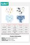 4 Pieces Baby Potty Training Underwear, Breathable Potty Training Pants, 6 Layers Cotton Absorbent Baby Trainer Pants for Infants Boys and Girls Waterproof, High Quality, Pinch-proof Leg Design - 8