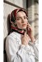 وشاح كريستال لامع بنمط الحمار الوحشي