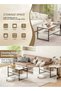 Coffee Table with Open Storage Shelf and 78cm Oval Table ，Modern Living Room Center Table for Living Room Home Office Reception Room - 5