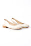 Genuine Leather Beige Women's Shoes - Z2560 - 2