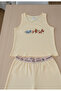 Women's Winnie Printed Pants and Strap Lycra Camisole Bamboo Viscose Pajama Set - 6