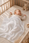 100% Bamboo Muslin Baby Blanket Set of 2 |   Multi-Purpose Stroller, Nursing and Shoulder Cover - 3