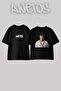 Myke Towers Design Printed Unisex Oversize Black Tshirt