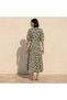 Tiered Maxi Cotton Dress with Lace Detail - 3