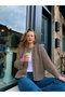 Women's Soft Italian Sleeve Basic Knitwear Cardigan - 3