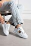 White Leopard Women's Sneakers