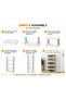 6-Tier Shoe Rack Storage Organizer with Sturdy X-Frame Support Premium PP Shelves, Space-Saving Multi-Layer Shoe Stand for Entryway, Bedroom, Closet & Living Room - 3