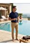 Men's Pocket Polo Collar Dad Plus Size Cotton T-Shirt - 2