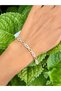 Gold Mini Ring Model Zircon Stone Stainless Xuping Steel Bracelet - 2