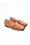 Women's Genuine Leather Ballerinas Tan