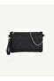 Women's Starry Silvery Chain Strap Gray Portfolio & Clutch Bag - 3
