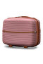 Hard Shell Travel Makeup Case, Unbreakable PP Material, Lightweight, Beauty Organizer, Cosmetic Storage Bag with Handle