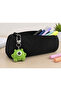 Cute Green One-Eyed Plush Charm Keychain – Stylish Accessory for Your Bag - 2