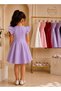Ayasofya Girl's Pink Bow Detailed Stylish Dress - 2