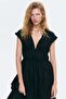 Drawstring-detail ramie dress - 2