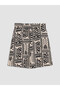 Trendlucky Women's Patterned Shorts with Elastic Waist - 5