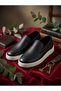-Genuine Leather Men's Casual Shoes - 3
