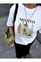 Mojito Cocktail Printed 100% Cotton Unisex Oversize T-Shirt