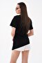 Women's Asymmetrical T-Shirt with Gathered Side Detail 260596 - 5