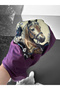 Purple Majestic Horse Premium Oversize Embroidered T-Shirt - 4