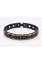 Men's Black Gold Magnetic Bracelet - Steel Stylish Design Bio Energy Health and Balance Bracelet - 5