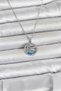 316L Steel Chain Silver Color Zircon Stone Sea Themed Women's Necklace