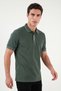 Cotton Regular Fit Half Zip Polo t Shirt Men's Polo Collar t Shirt 5904073 - 2