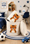 Jute Rope Tiger Character Children's Laundry Basket Toy Organizer Does Not Fade-Is Tear-Resistant - 2