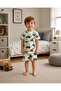 Boy's 100% Cotton Shorts Pajama Set - 3