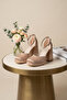 5333 Women's Blunt Toe 10 cm Thick Heel Platform Shoes - 4