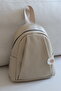 Women's Backpack Soft Leather Look Multi-Compartment School and Daily Bag En28 Size28 - 2