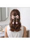 Lale Model Ribbon Clip-On Hairpin - Satin Organza Lale Detailed Alligator Clip Hairpin - 2