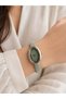 Women's Wristwatch Pastel Green Color Nubuck Leather Strap Casual and Stylish Combination Gift Boxed - 3