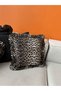 Leopard Series Ruffle Detailed Linen Throw Pillow Cover 45X45 cm Decorative Sofa and Bedroom Pillowcase - 4