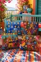 Abstract Girls Patterned 4-Piece Throw Pillow Cover Set - 2