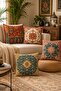 Ethnic Kilim Patterns Patterned 4-Piece Throw Pillow Cover Set - 2
