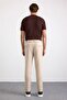 Beige Slim Straight Jogger Pants - 4