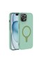 iPhone 15 Case Pastel Colorful Magsafe Camera Raised Silicone